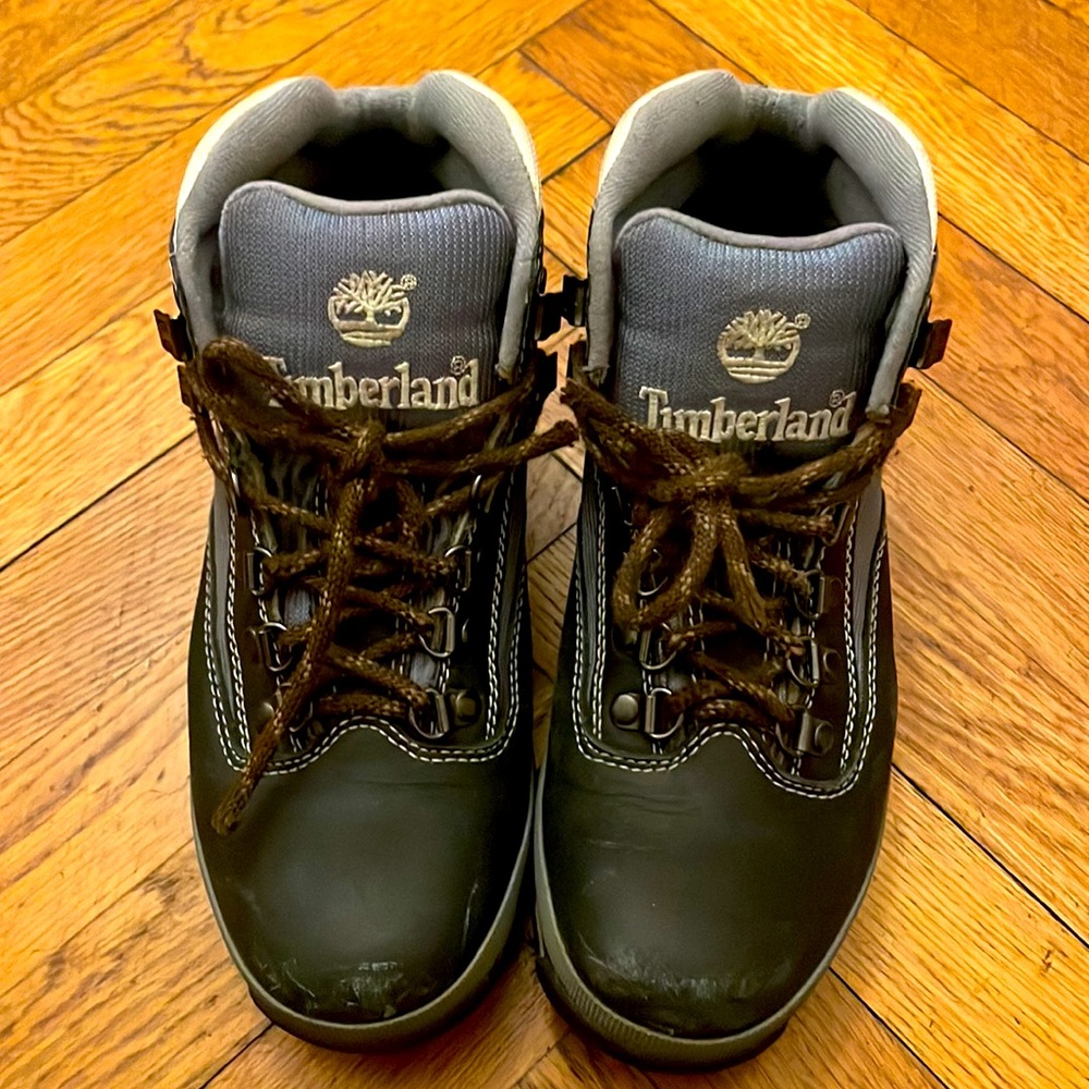 Grey Timberland Boots